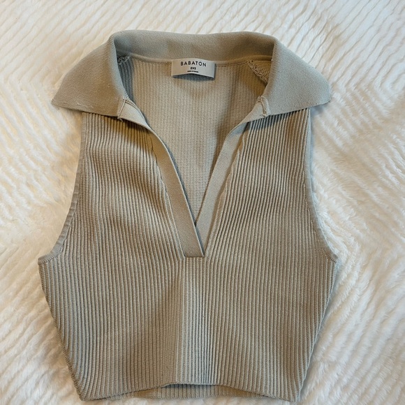 Babaton Sculpt Knit Cropped Tank - Picture 2 of 4